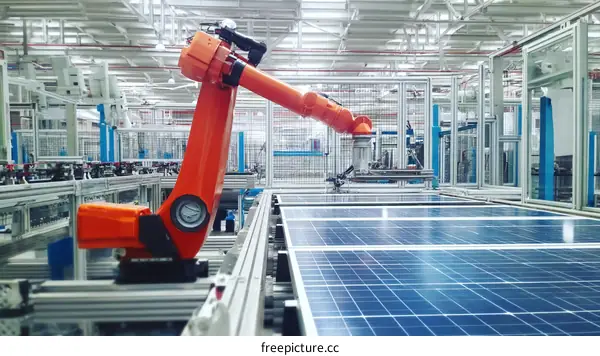 Automated Solar Panel Production Line