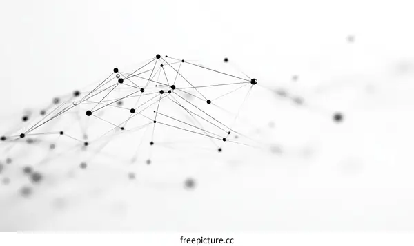 Abstract Network Connections Illustration