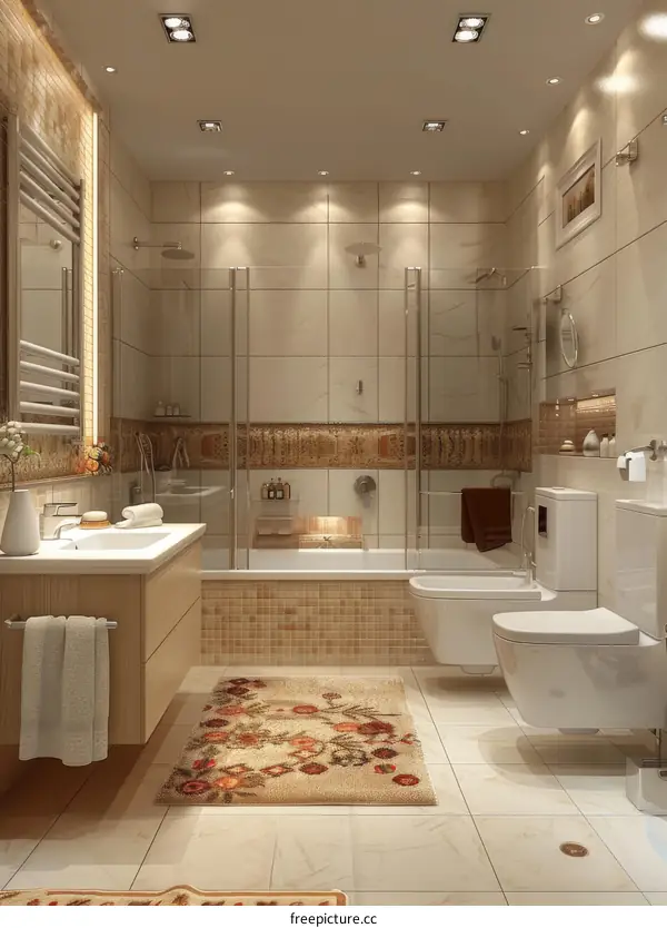 Modern Bathroom Design with Simple Style