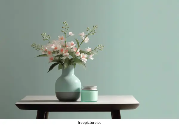 Elegant Spring Floral Arrangement on a Table