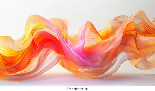 Colorful abstract waves background
