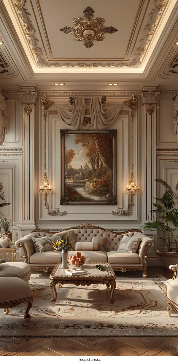 European-style living room