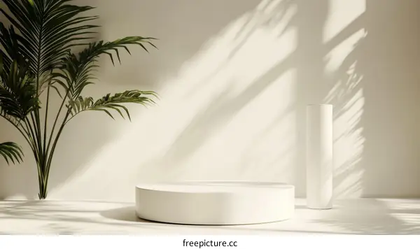 Minimalist Modern Product Display with Natural Light