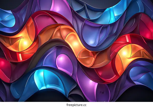 Colorful Abstract Waves