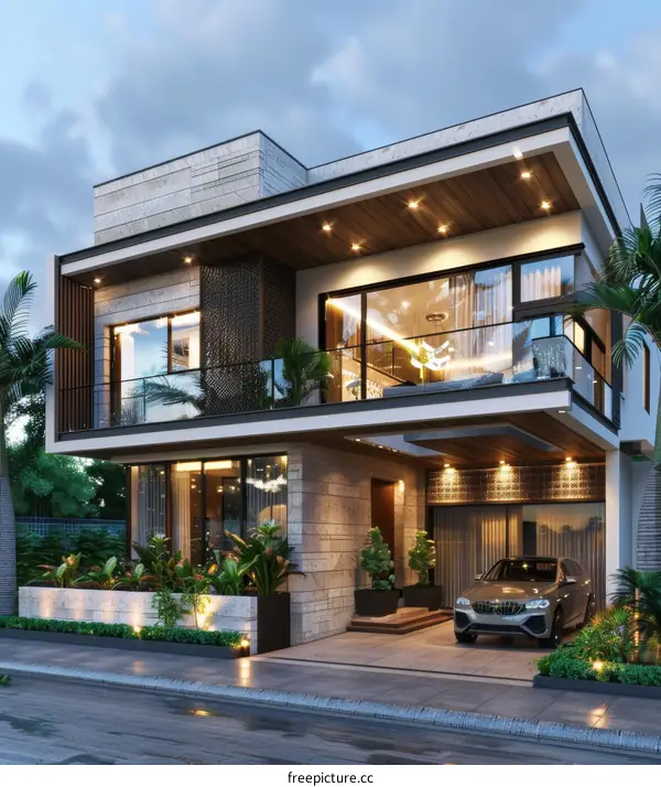 Modern Luxury House Exterior Design