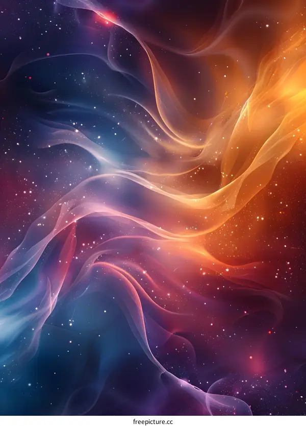 Wavy abstract background