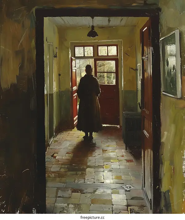 In the Corridor by Pyotr Nikolayevich Fedotov