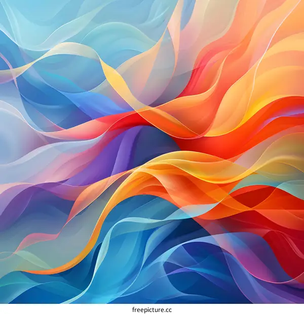 Colorful abstract painting