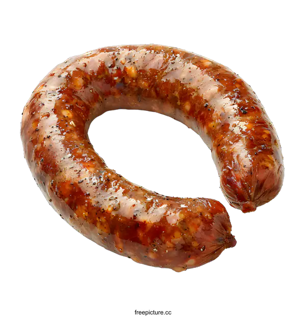 [Transparent Background PNG]Grilled Sausage on White Background