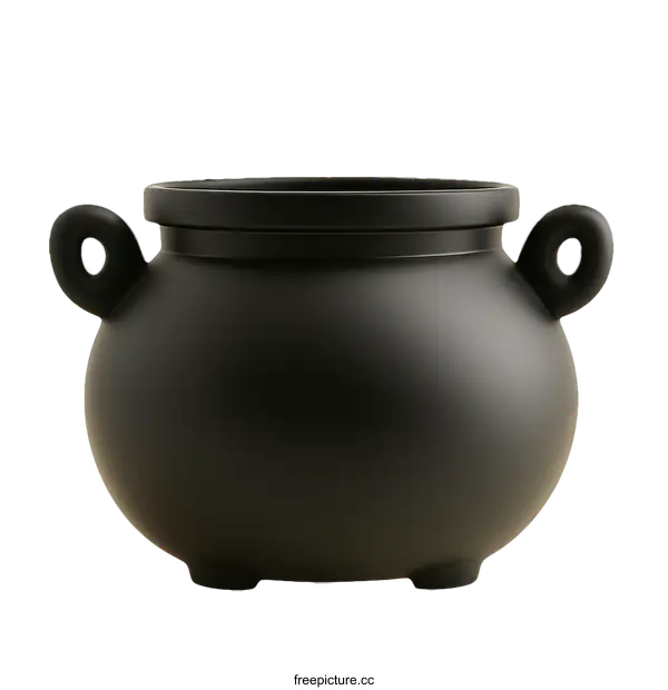 [Transparent Background PNG]Black Magic Cauldron Illustration