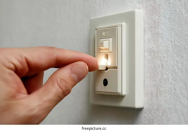Turning On the Light Switch with a Hand