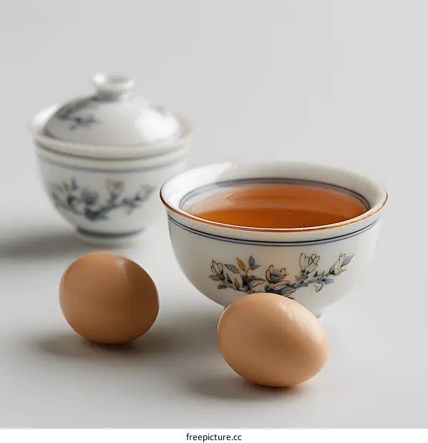 Tea time with eggs