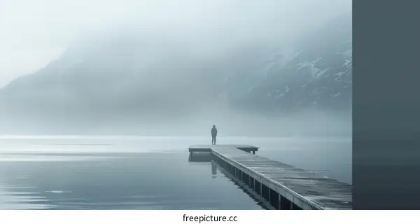 solitude in the morning mist