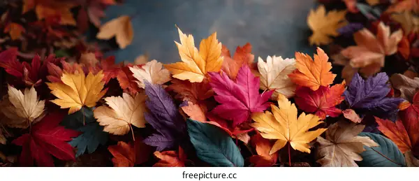 Colorful Autumn Leaves Background