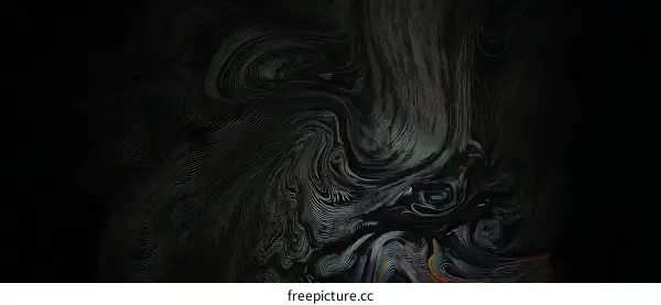 Abstract Dark Flowing Colors