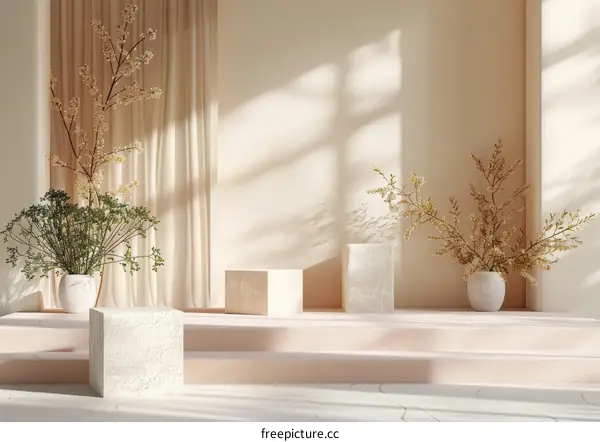 Elegant Minimalist Home Decor Scene