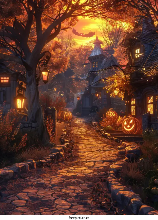 Halloween Pumpkin Town