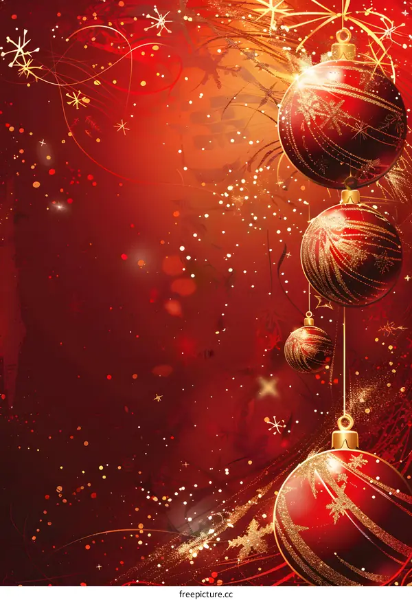 Christmas red decoration