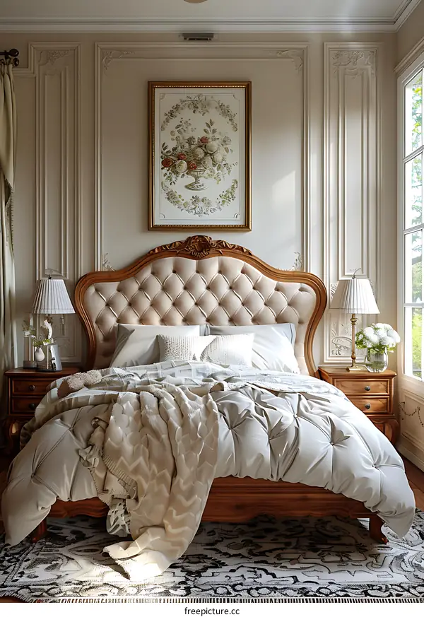 European luxury bedroom