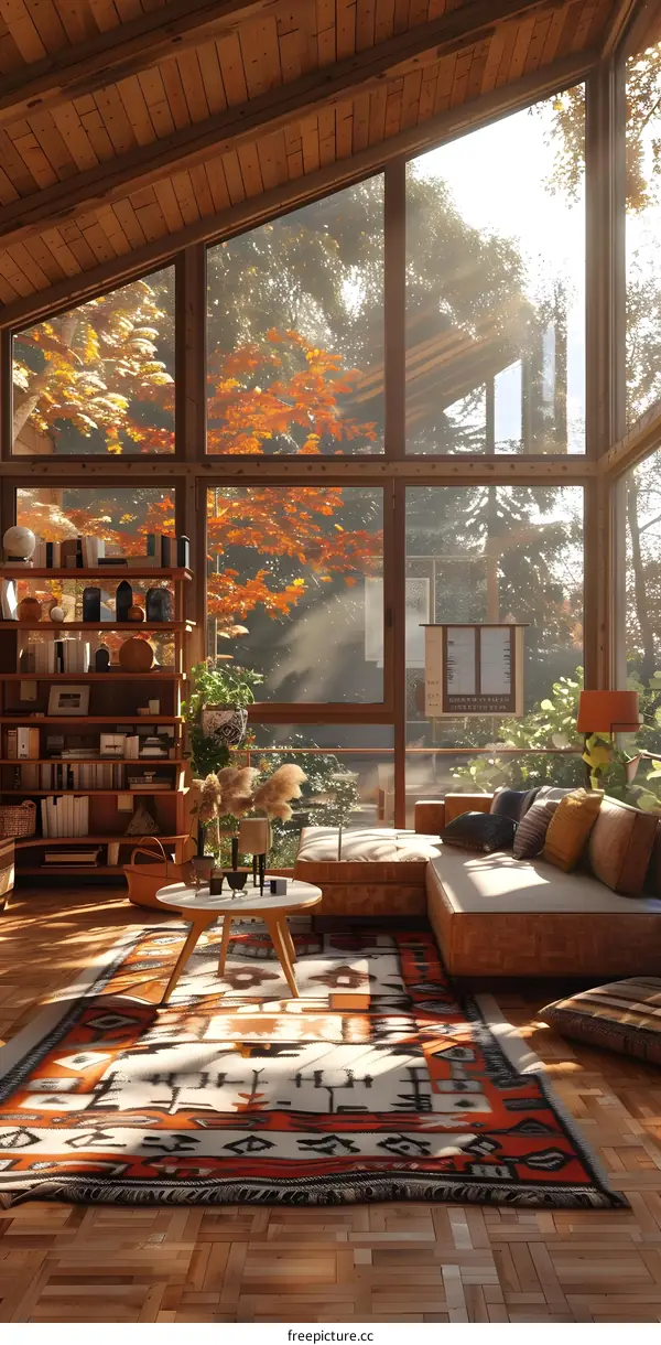 Autumn Sunlight Living Room