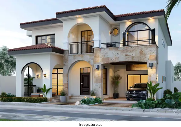 Modern Elegant Villa Exterior Design