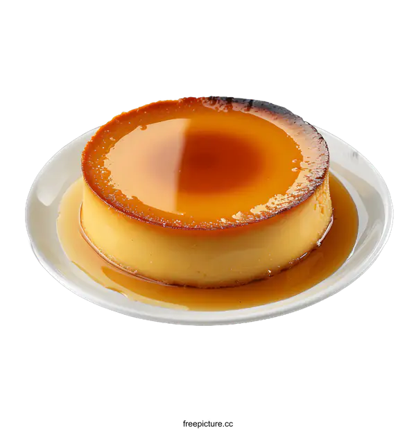 [Transparent Background PNG]A photo of a flan