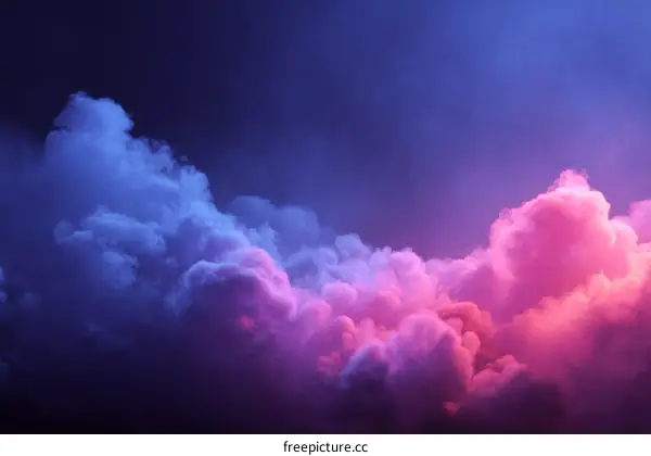 Abstract Colorful Cloudscape