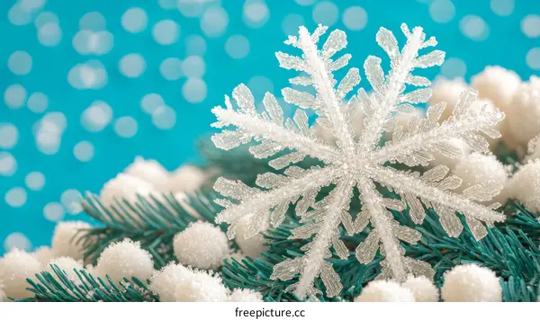 Winter Festive Snowflake Decoration