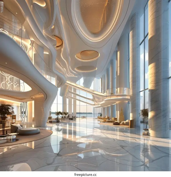 Luxury Hotel Lobby Interior Design