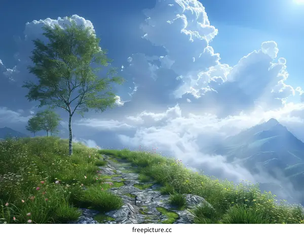 Hill Above the Clouds