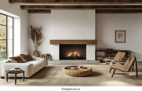Modern Rustic Living Room Interior Design