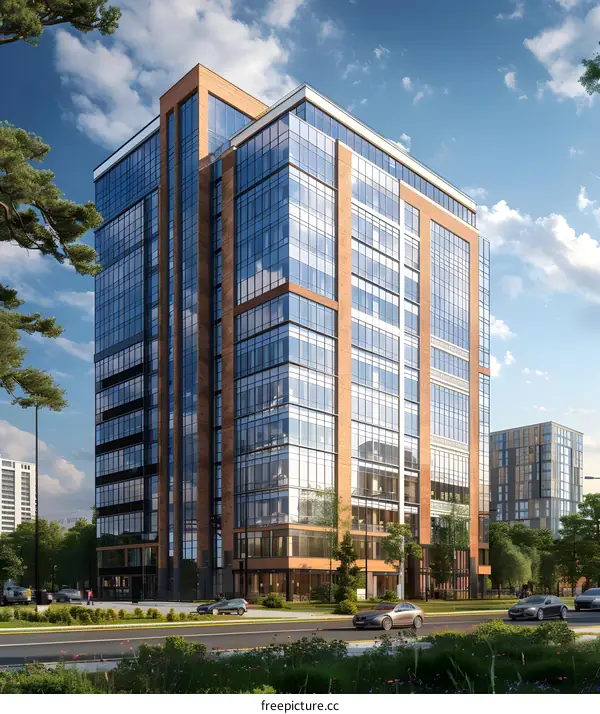 glass facade office building exterior