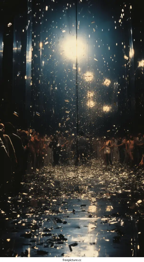 Fashion models walk the runway at a fashion show