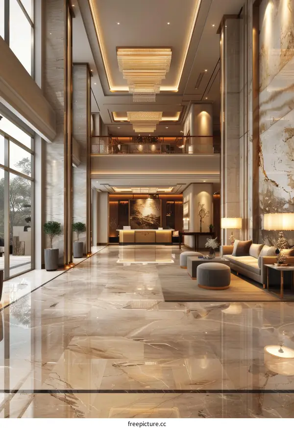 Luxury Hotel Lobby Interior Design