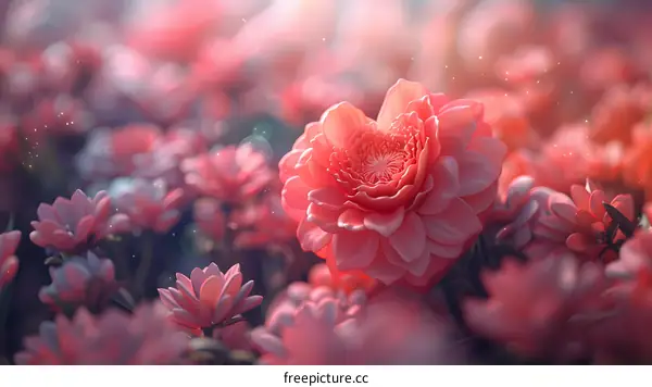 Blossoming cherry blossoms