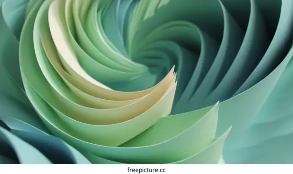 Abstract Colorful Paper Art Design