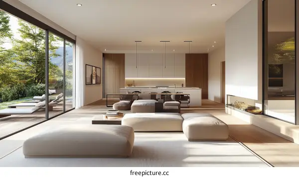 Modern European Contemporary Living Room Interior Design