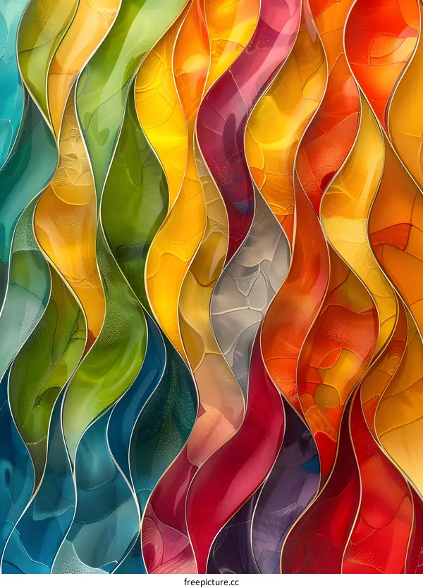 Colorful Abstract Art Background