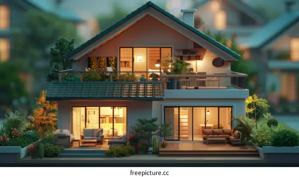 Modern Two-Story House Design