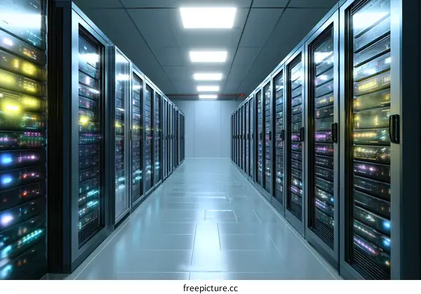 Modern Data Center Interior Design