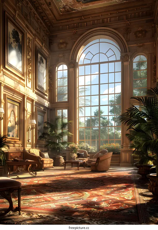Grand Room with Large Window