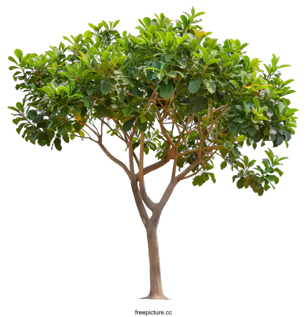 [Transparent Background PNG]Green Tree Isolated On White Background