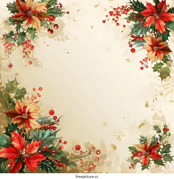 Christmas floral decor