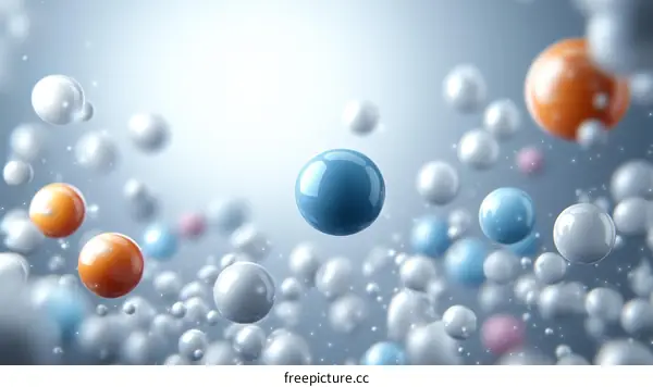 Abstract Colorful Sphere Illustration