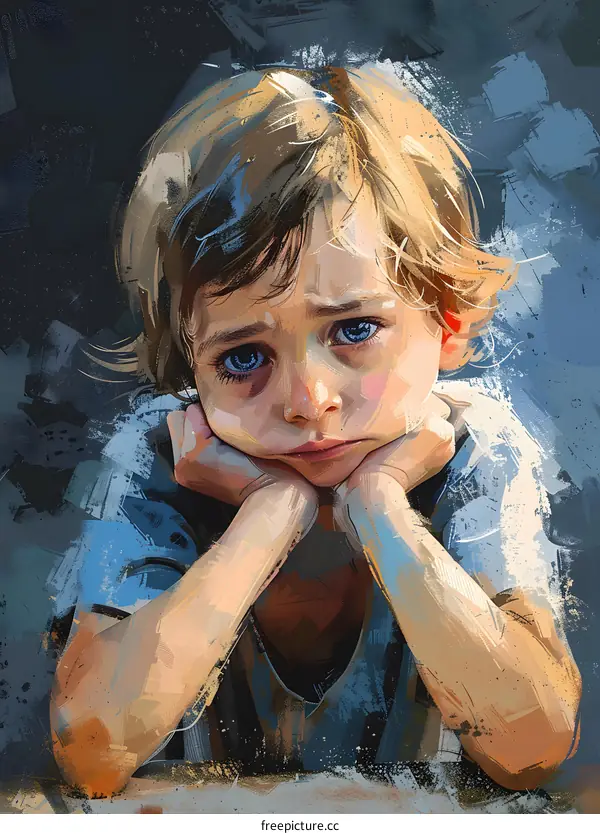 Melancholy Little Boy