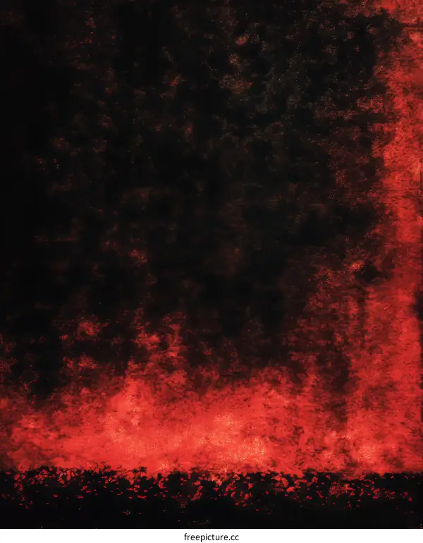 Abstract Red and Black Color Painting