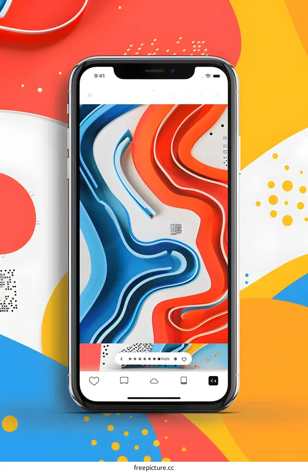 Modern Abstract Phone Wallpaper