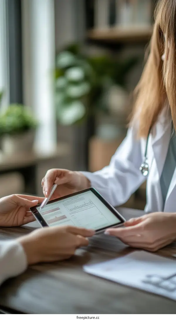 Medical Consultation with Digital Tablet