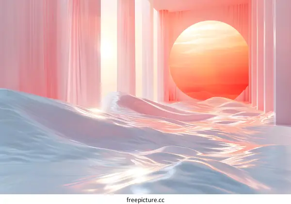 Pink geometric space