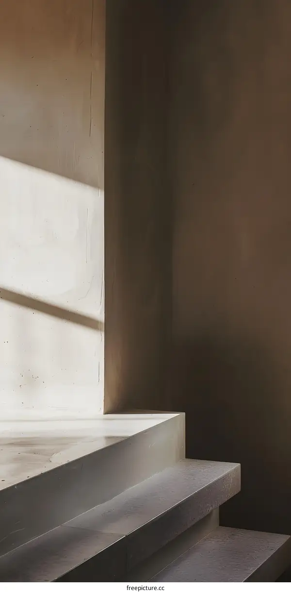 Concrete Stairs Minimalist Architecture Interior Design